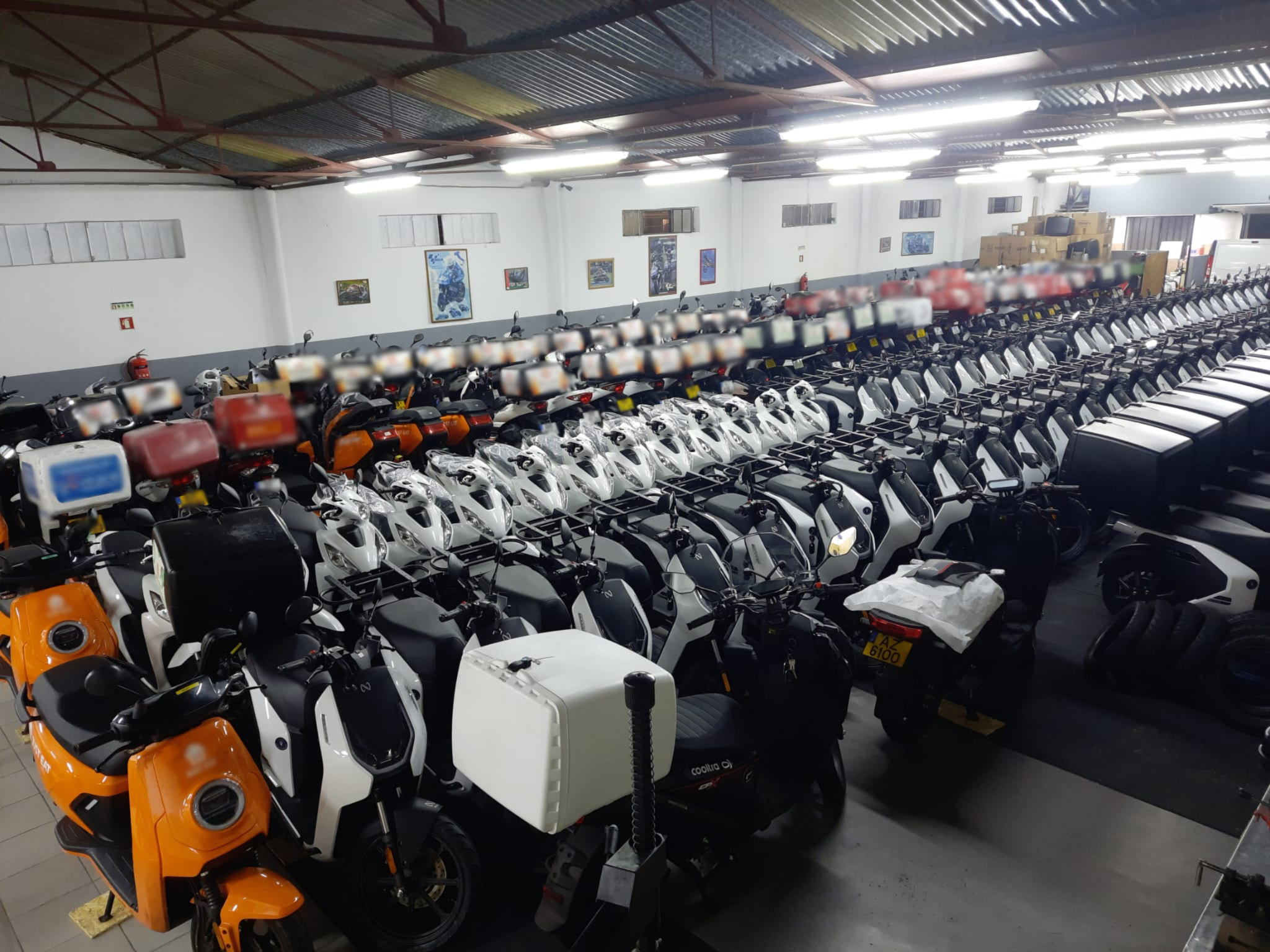 Frota de motociclos elétricos CMmotos